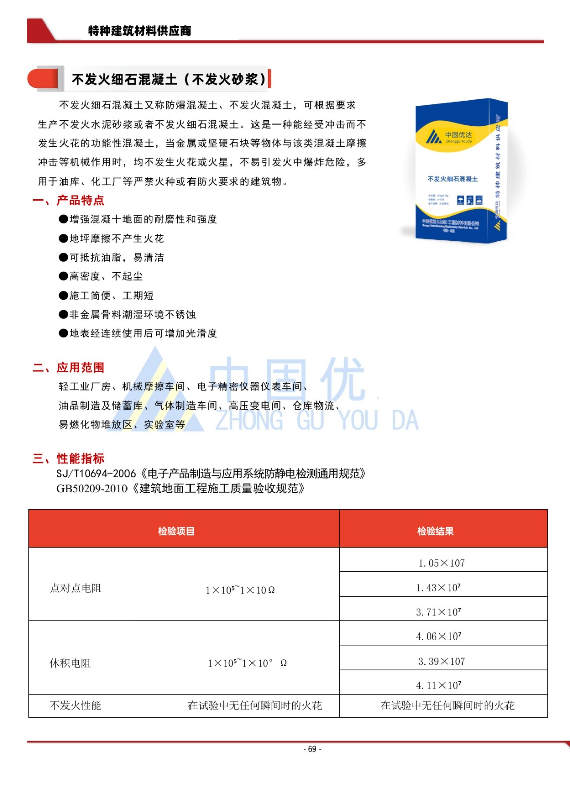 不發火細石混凝土
